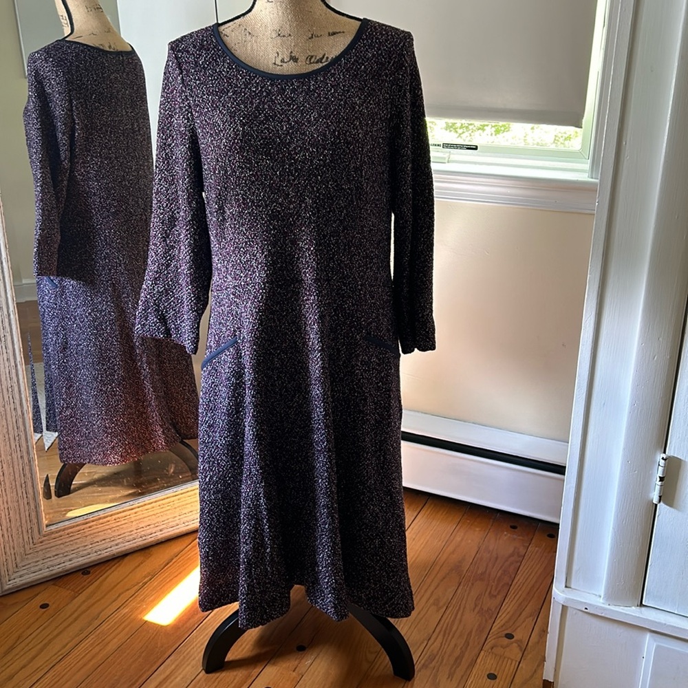 Talbots - 16 - Multicolor Blue Dress